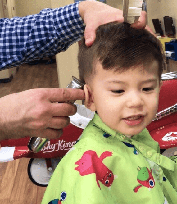 child haircut